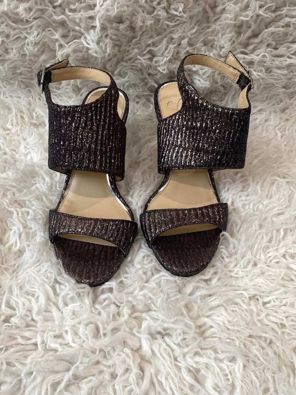 Jessica Simpson Gunmetal Elari Heels Size 6